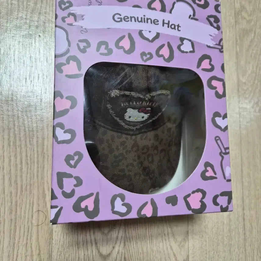 [BUNJANG] Hello Kitty Leopard Print Baseball Cap / 헬로키티 레오파드 볼캡(새상품)