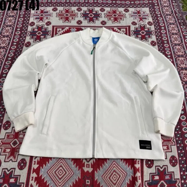 [BUNJANG] Adidas Equipment White Zip-Up Jacket / 아디다스 이큅먼트 흰색 집업 자켓