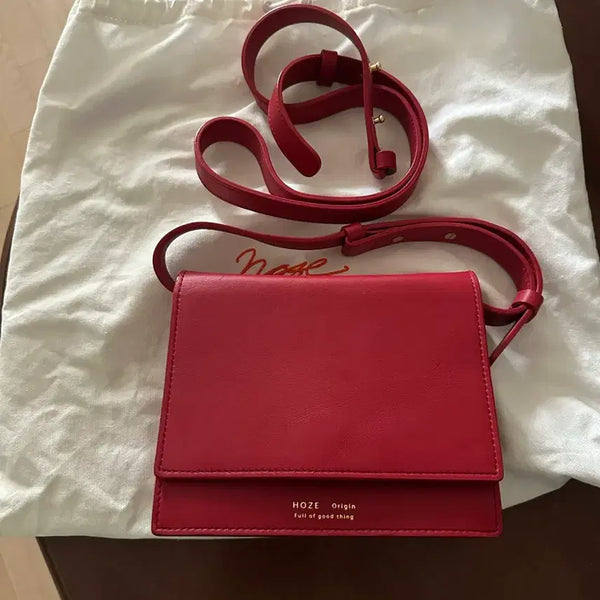 [BUNJANG] Hoze Red Mini Bag / 호제 레드 여성 미니백