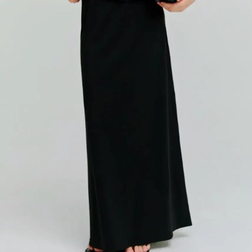 [BUNJANG] Depound Soft Jersey Maxi Skirt / 드파운드 소프트 저지 맥시 스커트