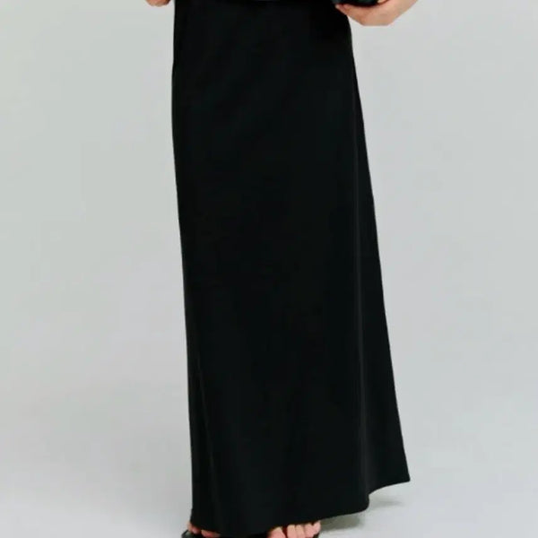 [BUNJANG] Depound Soft Jersey Maxi Skirt / 드파운드 소프트 저지 맥시 스커트