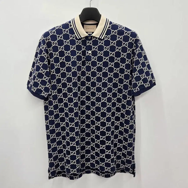 [BUNJANG] Gucci GG Jacquard Polo T-Shirt XL / [ 정품 ] 구찌 GG 자카드 카라 반팔 XL