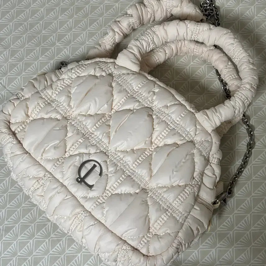 [BUNJANG] Carlyn Glam Ivory Bag / 칼린 글램 아이보리 백