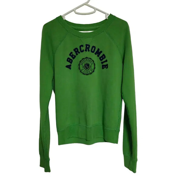 [BUNJANG] Abercrombie Green Sweatshirt (S) / 아베크롬비 그린 맨투맨 (S)