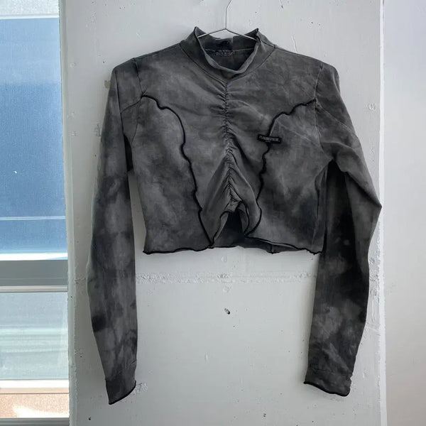 [BUNJANG] Plasmasphere Cropped Short-Sleeve T-Shirt / (Free) 플라즈마스페어 크롭 반팔 티셔츠