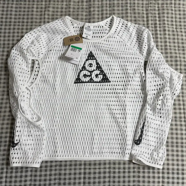 [BUNJANG] Nike ACG Airflow Long Sleeve T-Shirt White XL / (XL) 나이키 ACG 에어플로 긴팔티 화이트