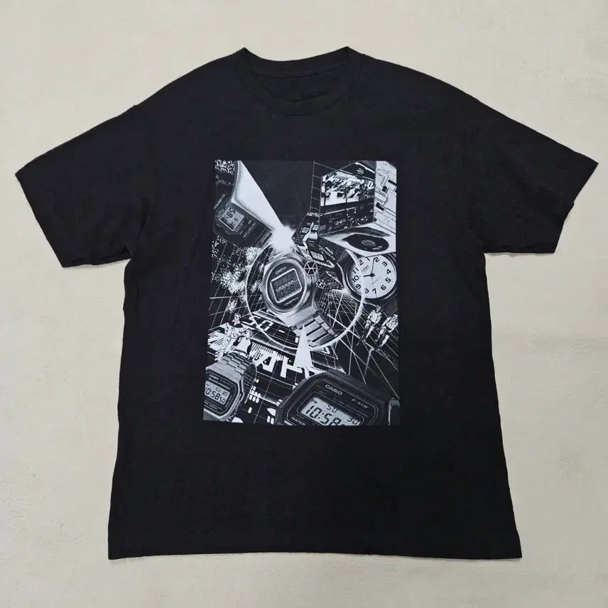 [BUNJANG] Casio 50th Anniversary Limited Edition Black T-Shirt / 카시오 50th 한정판 블랙 반팔티 급처