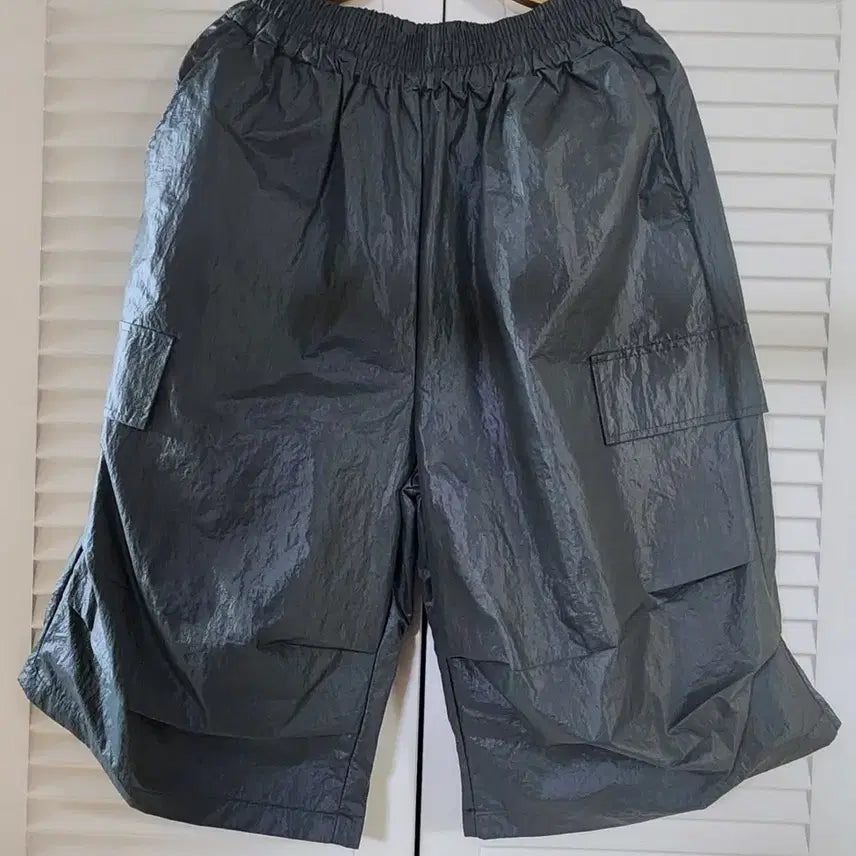 [BUNJANG] Unisex Cargo Shorts (Dark Grey) / (새상품) 카고 반바지 먹색