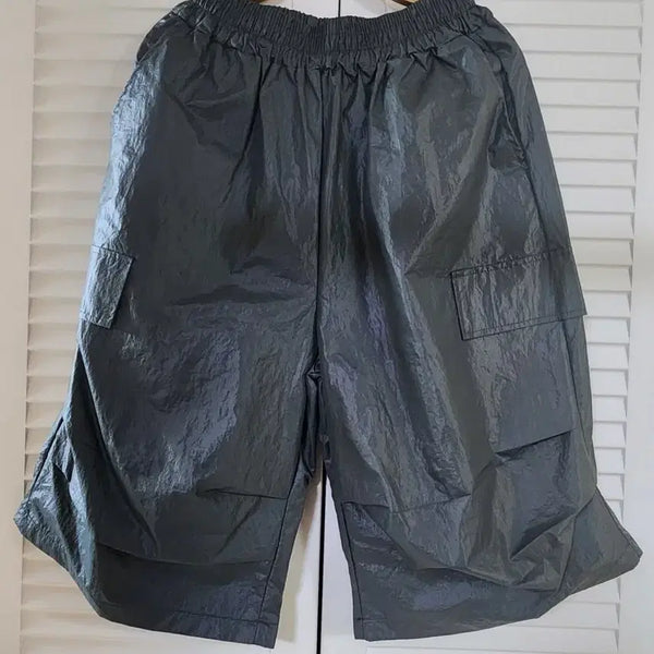 [BUNJANG] Unisex Cargo Shorts (Dark Grey) / (새상품) 카고 반바지 먹색