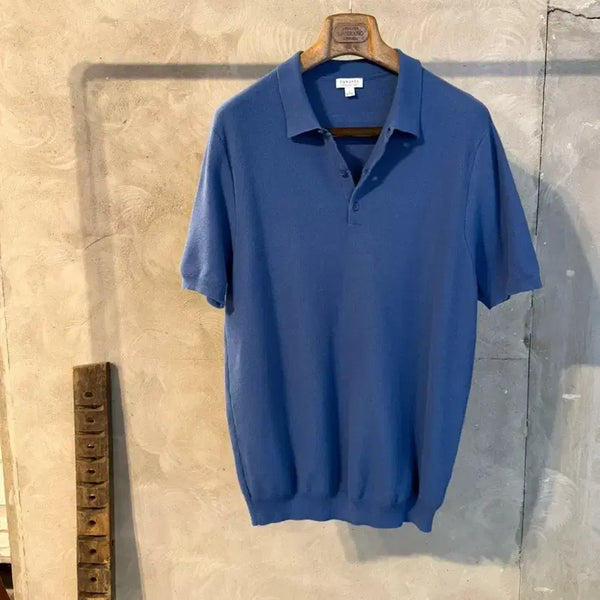 [BUNJANG] Sunspel Classic Polo Knit Men's 105 / 선스펠 클래식 폴로니트 남성105