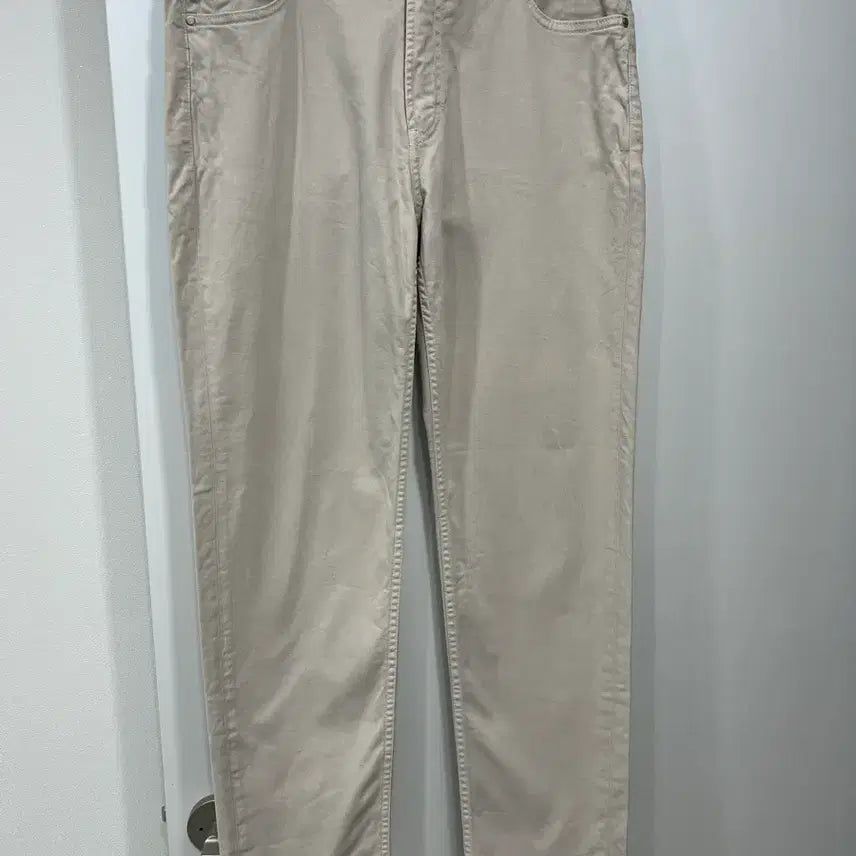 [BUNJANG] DKNY Garment Dyed Slim Fit Pants Beige/Grey / [34] DKNY 슬림핏 가먼트다잉 팬츠