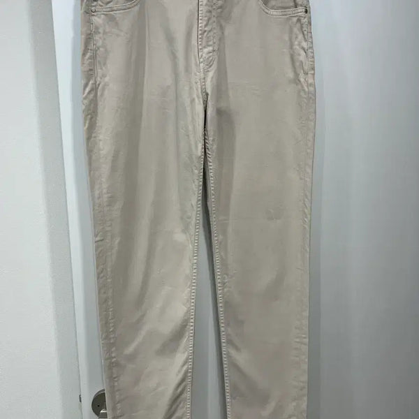 [BUNJANG] DKNY Garment Dyed Slim Fit Pants Beige/Grey / [34] DKNY 슬림핏 가먼트다잉 팬츠
