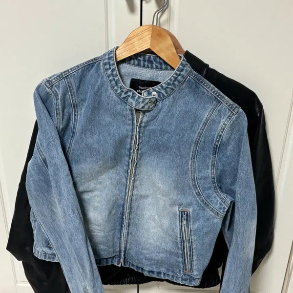 [BUNJANG] Musinsa Standard Women's Denim Jacket / 무신사 스탠다드 우먼 데님 자켓(한번착용)