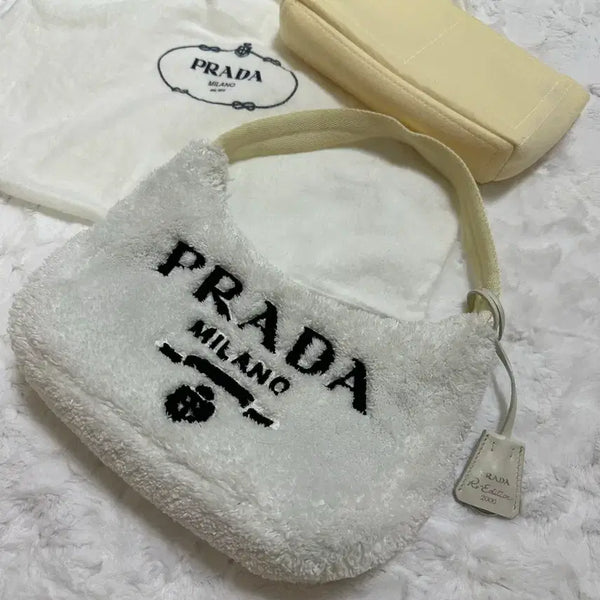 [BUNJANG] Prada Terry Bag White / 프라다 테리백 화이트