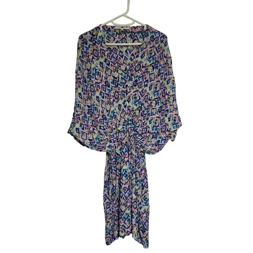 [BUNJANG] Maje Floral V-Neck Long Dress / 마쥬(MAJE) 플로랄 브이넥 롱 원피스 (1)