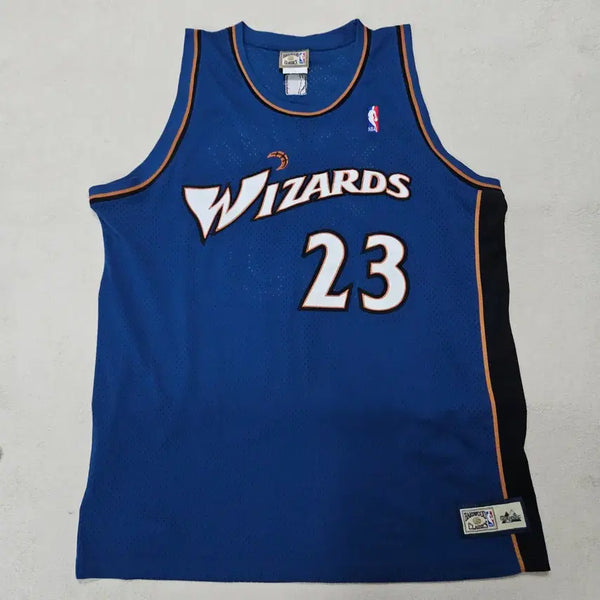 [BUNJANG] Majestic Washington Wizards 23 Jordan Embroidered Jersey 2XL / 마제스틱 NBA 워싱턴 위저드 23 조던 자수 져지 급처