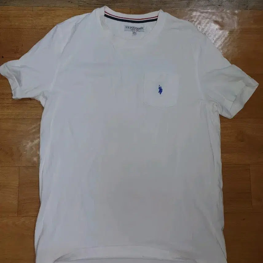 [BUNJANG] U.S. Polo Assn. Authentic One-Pocket T-Shirt White (Size L / KR 100) / [정품/L] 유에스폴로 원포켓 반팔 티셔츠 화이트 (100 사이즈)