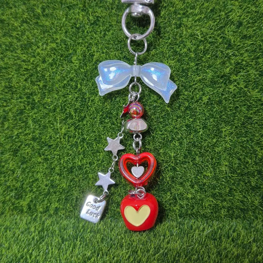 [BUNJANG] Fruit Series Apple Keychain / 과일시리즈 사과키링