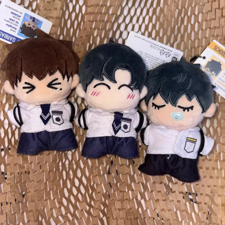 [BUNJANG] Garbage Time Chibi Dolls Set (2nd Edition) - Sangho & Junsu / 가비지타임 작뿡 인형 2탄 일괄 준수 상호
