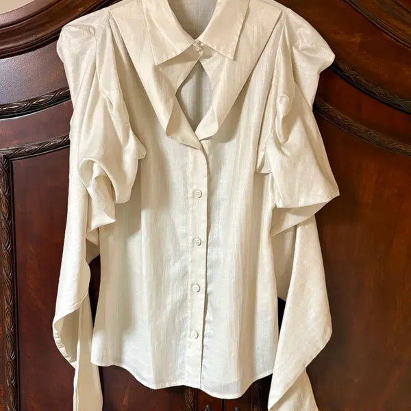 [BUNJANG] Vivienne Westwood Red Label Silk Blend Blouse - Size 40 / 비비안웨스트우드 블라우스