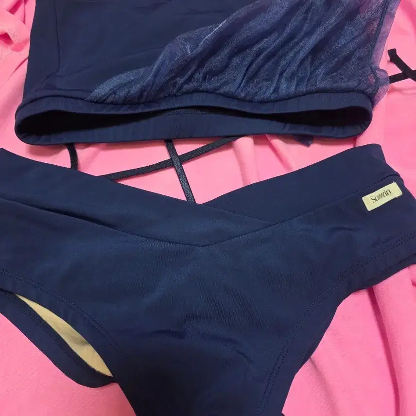 [BUNJANG] Suminsuit Navy S Top / 수민폴웨어