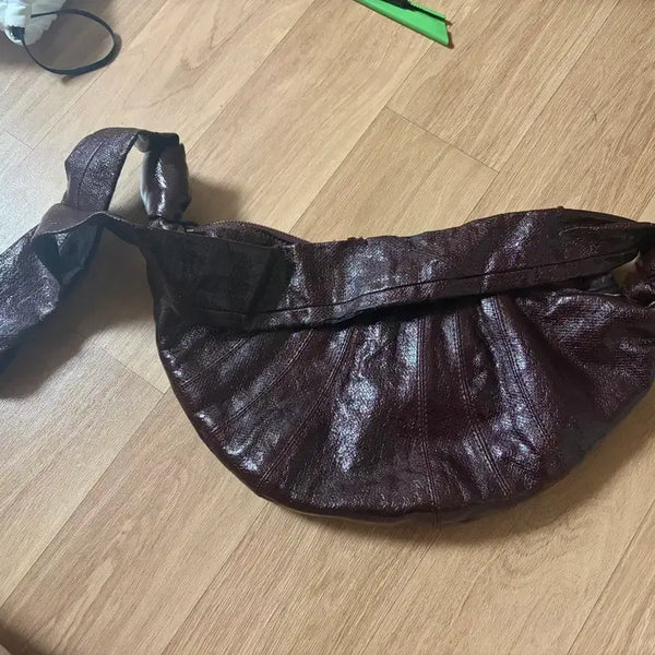 [BUNJANG] Lemaire Croissant Bag Coated Linen / (S,하자o)르메르 코티드린넨 크루아상 범백