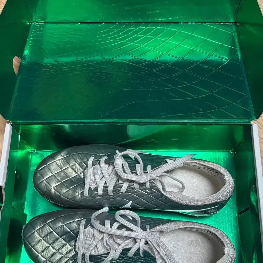 [BUNJANG] Nike Tiempo Legend 10 Elite FG 30th Anniversary Emerald Soccer Cleats (245) / 축구화 나이키 티엠포 레전드 10 엘리트 FG 30주년 에메랄드 245
