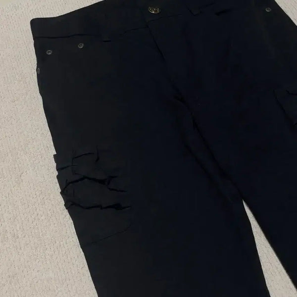 [BUNJANG] Y2K Rare Ribbon Cargo Capri Pants / y2k 희귀 리본 카고 카프리 팬츠 7, 8부