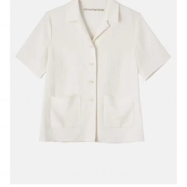 [BUNJANG] LFM Open Collar Half Sleeve Shirt / LFM 오픈 칼라 하프 슬리브 셔츠