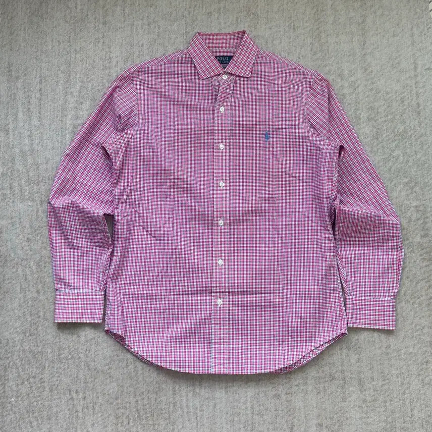 [BUNJANG] Polo Ralph Lauren Pink Check Shirt S / 폴로 랄프로렌 체크 셔츠 핑크 S