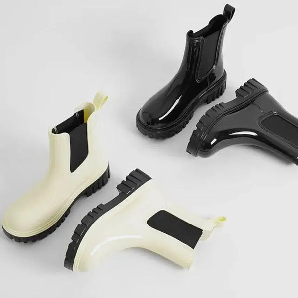 [BUNJANG] Chakhan Gudu Chelsea Rain Boots Black / 착한구두 첼시 레인부츠 블랙 230 미착용