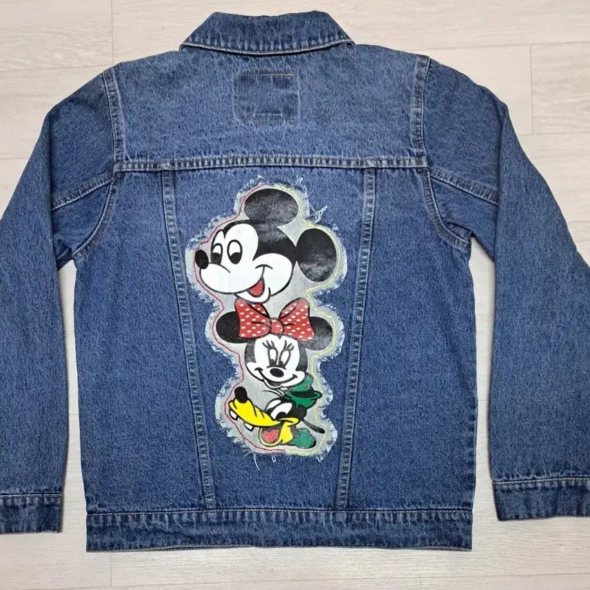 [BUNJANG] Levi's x Disney Mickey Mouse Denim Jacket / 리바이스 디즈니 미키마우스 청자켓