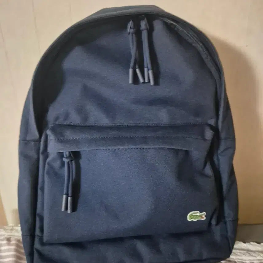 [BUNJANG] Lacoste Neocroc Backpack Navy / 라코스테 네오크록 백팩 네이비 가방