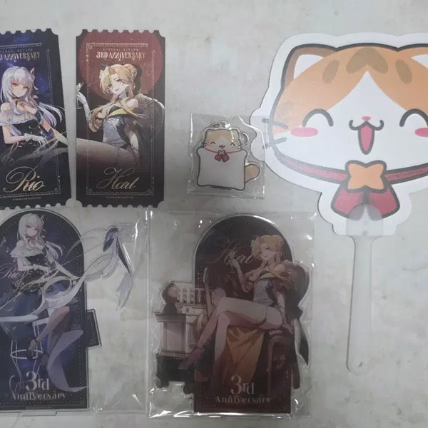 [BUNJANG] Eternal Return 3rd Anniversary Limited Edition Acrylic Keychain, Fan, and Special Entry Benefit Set / 이터널리턴 3주년 입장 특전 + 이렘 아크릴 키링, 부채