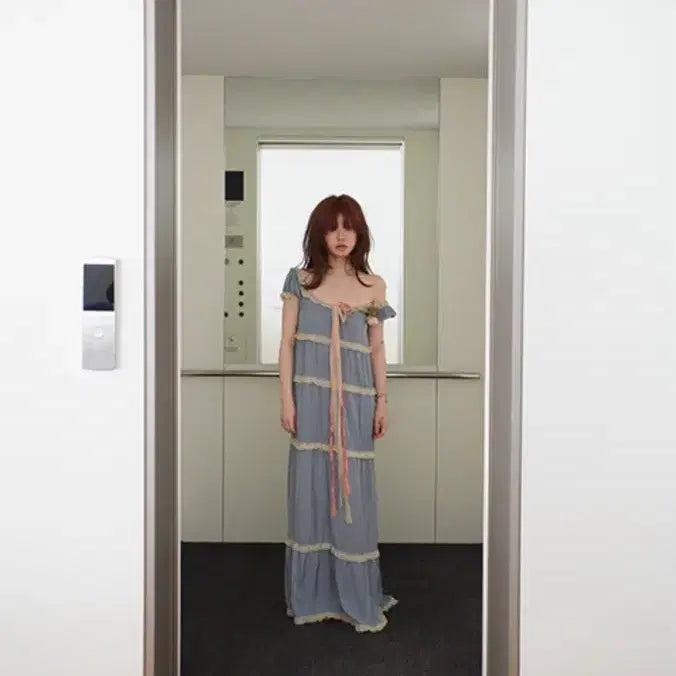 [BUNJANG] Freckle Silk Strap Maxi Dress / 프레클 실크 스트랩 맥시 드레스 판매