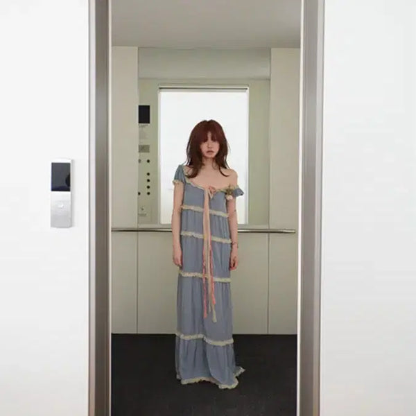 [BUNJANG] Freckle Silk Strap Maxi Dress / 프레클 실크 스트랩 맥시 드레스 판매