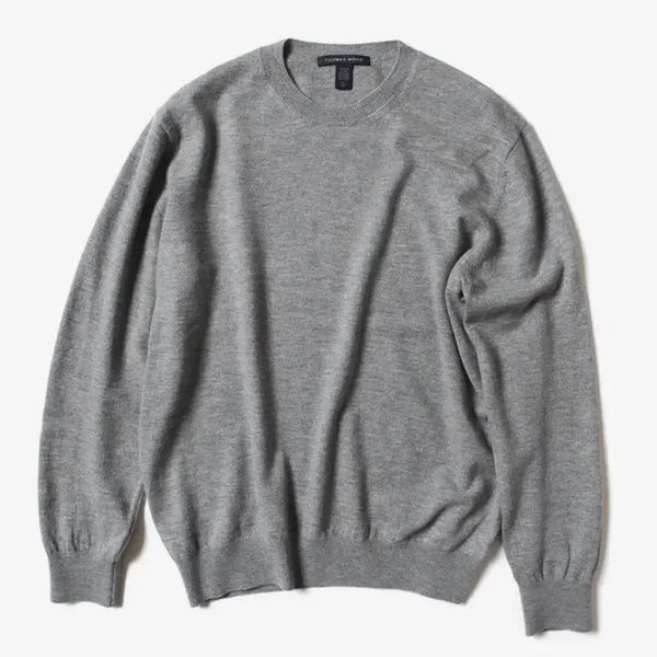 [BUNJANG] Thomasmore Merino Wool Knit Grey SW1401 / 토마스모어 메리노 울 니트 그레이 sw1401