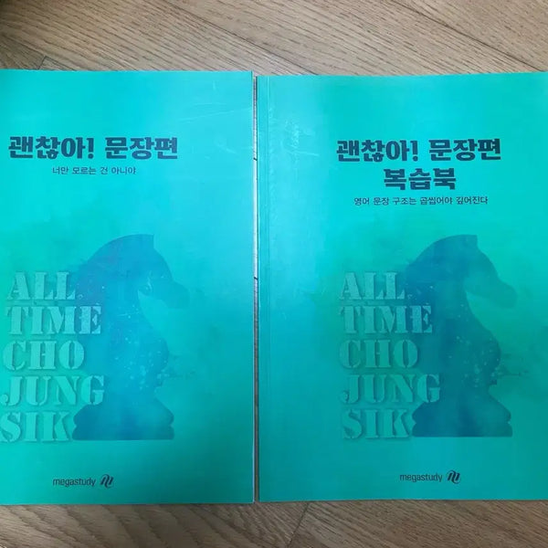 [BUNJANG] Jojeongshik "Okay Sentence" Textbook and Review Book / 2027 조정식 괜찮아 문장편 본책 및 복습북(워크북X)
