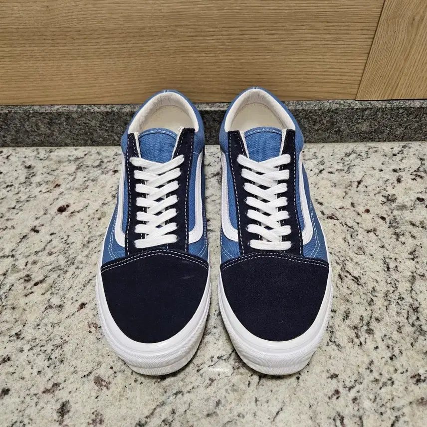 [BUNJANG] Vans Vault OG Old Skool Navy Sneakers / 반스 볼트 OG 올드스쿨 네이비 290