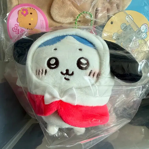 [BUNJANG] Chikawa Sanrio Pochacco Hachiware Mascot Plush Doll (Sealed) / 미개봉 새상품 치이카와 산리오 포차코 하치와레 마스코트 인형 누이