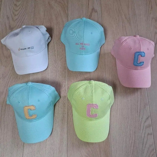 [BUNJANG] Unisex Pastel Tone Ball Cap (5 Colors) / 남녀공용 파스텔톤 볼캡 5종(새상품)
