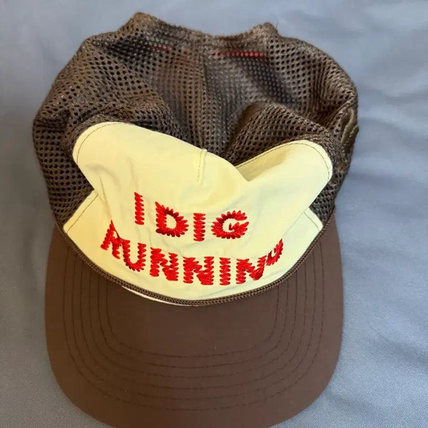 [BUNJANG] Alex Zono Eye Dig Running Trucker Hat OG Brown / 새상품급)알렉스 조노 아이 디그 러닝 트러커 햇 OG 브라운
