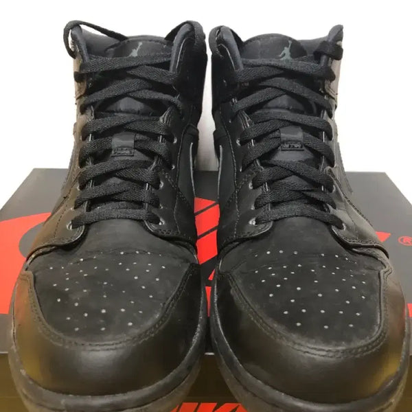 [BUNJANG] Nike Air Jordan 1 Mid Triple Black Sneakers (Size 295) / [295] 조던 1 미드 트리플 블랙