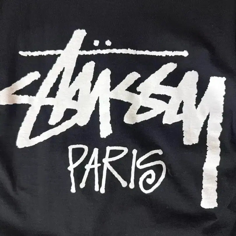 [BUNJANG] Stussy Stock Paris Long Sleeve Black S / S) 스투시 스탁 파리 롱슬리브 블랙