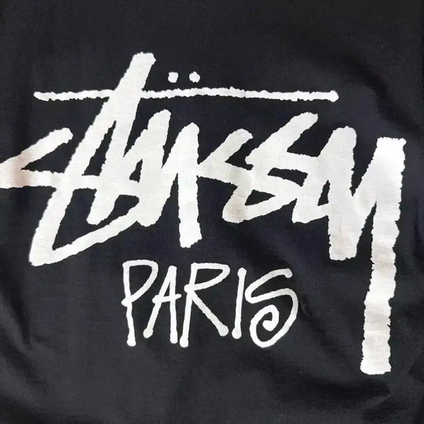 [BUNJANG] Stussy Stock Paris Long Sleeve Black S / S) 스투시 스탁 파리 롱슬리브 블랙
