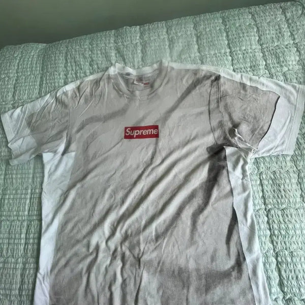 [BUNJANG] Supreme x MM6 Maison Margiela Box Logo T-Shirt White / 슈프림 x MM6 메종 마르지엘라 박스로 고 티셔츠 화이트 - 24SS xl