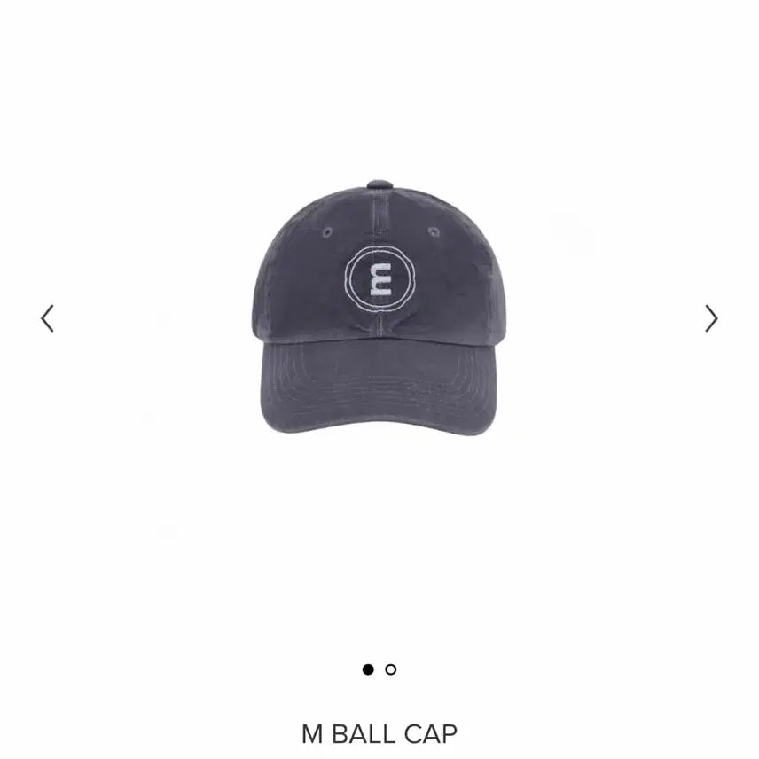 [BUNJANG] MinuitMute Washed Baseball Cap Navy / 미닛뮤트 볼캡 워싱 네이비