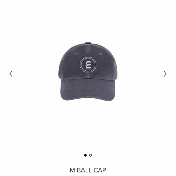 [BUNJANG] MinuitMute Washed Baseball Cap Navy / 미닛뮤트 볼캡 워싱 네이비