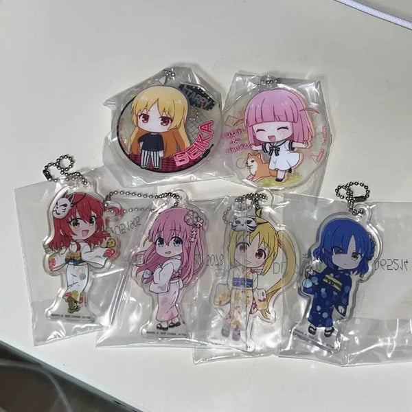 [BUNJANG] Bocchi the Rock! Acrylic Keychains Bundle Set (6 pcs) / 미개봉일괄 봇치더록 아크릴키링 6개