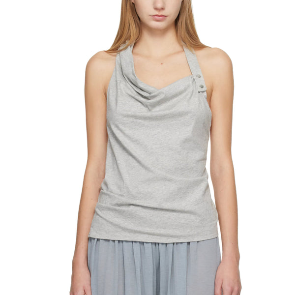[BUNJANG] Belle Anna Miray Grey Halterneck Top M / Belle Anna 그레이 Miray 홀터넥 탑 M